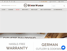 Tablet Screenshot of gunterwilhelm.com